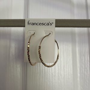 Francesca’s Gold Hoops